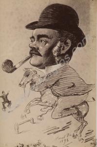 Major Jackson. Caricature by Marcel Pic.  c. 1894.