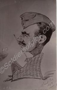 Unidentified Officer sitting in wicker chair. 2nd