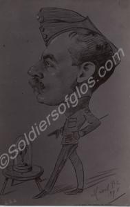 Unidentified Officer with lawyer's wig. 2nd Rifle