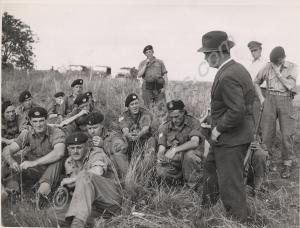 Mr. John Hare, Secretary of State for War, with th