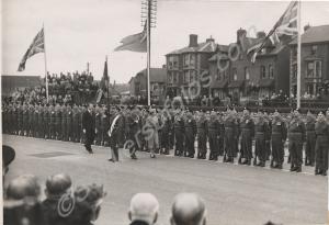H.M. Queen Elizabeth II inspecting the Guard of H