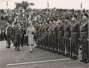 H.M. Queen Elizabeth II inspecting the Guard of H