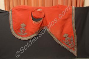 Dress shabraque. Horse furniture for Royal Glouces