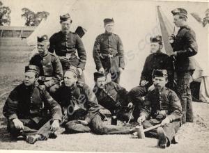 Riflemen of 9th Cirencester company, 2nd Volunteer