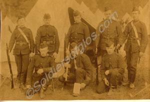 Recruits at Weymouth Camp. 2nd Volunteer Battalion
