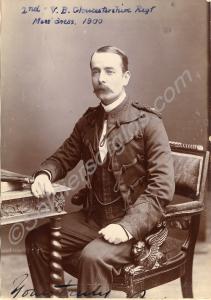 F.B. Pottinger, commanding 'E' Company, Cheltenha