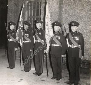 Colour Party. Sergeant Chilcott, Colour Sergeant S