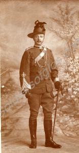 Captain H. C. Woodcock, full dress. 3rd Volunteer