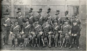 Colonel C.E. McClellan and officers. 3rd Volunteer