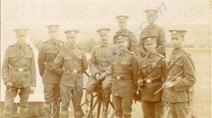Officer and NCOs.  6th (Territorial) Battalion, Gl