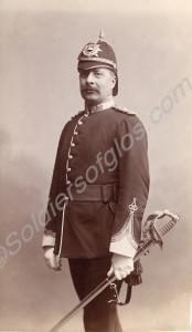 Major H.C. Woodcock, full dress.  6th (Territorial