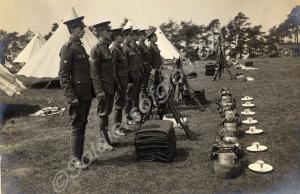Camp inspection.  6th (Territorial) Battalion, Glo