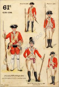 Officers and men, 61st (South Gloucestershire) Reg
