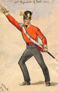 Officer of the 61st (South Gloucestershire) Regime