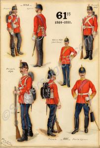 Officers and men, 61st (South Gloucestershire) Reg