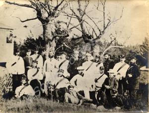 Officers of the 2nd Queen's Regiment and 61st Sout