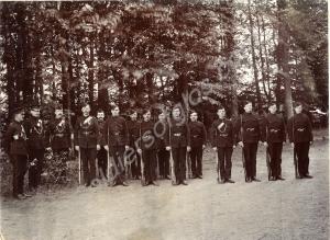 Officers and men of "B" Company. 2nd Volunteer Bat