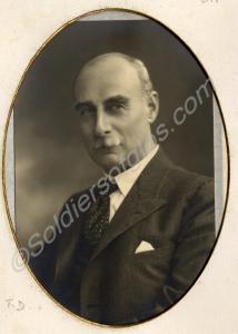 Lieutenant-Colonel J.F. Tarrant. T.D. 1889-1917. C