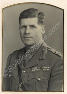 Brigadier C.E.A. Firth, c. 1945. Adjutant, 5th (Te
