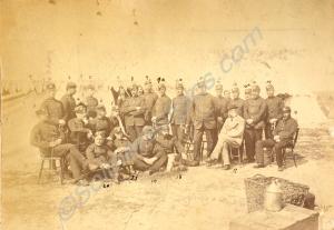 Officers. Royal South Gloucestershire Militia. Ald