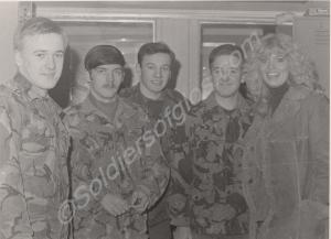 Beauty Queen "Miss Avon" with Lance Corporal Ducke