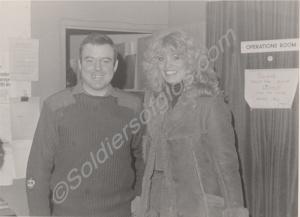 Beauty Queen "Miss Avon" with W.O.II Wright. Glouc