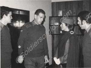 The Duchess of Gloucester in conversation. 1st Bat