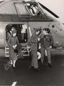 The Duke and Duchess of Gloucester leaving Wessex