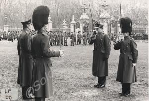 Changing the Guard. 1st Battalion, The Gloucesters