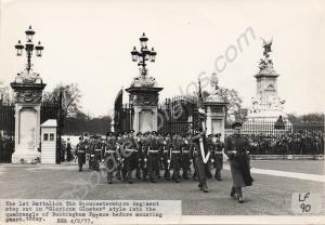 Colour Party. 1st Battalion, The Gloucestershire R