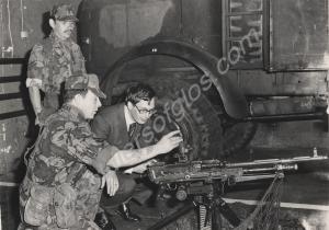 Corporal Knight and Lance-Corporal. Wilcox explain