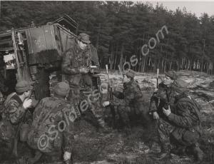 Field Exercise. 1st Battalion, The Gloucestershire