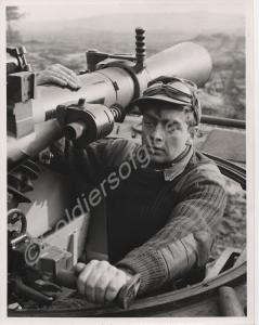 Soldier with Wombat rocket launcher.  1st Battalio
