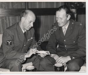 S.A.C. Collings discussing his Korean visit with