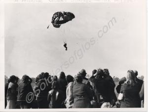 Royal Marine parachutist. c. 1975.