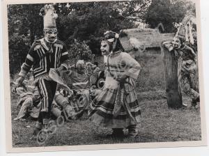 Village community pantomime.  1st Battalion, The G