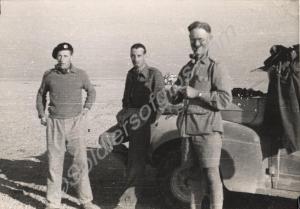 Captain Adjutant M. Muir, Major W.A.B. Trevor, Lie