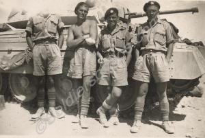 Crusader tank with Roff Taylor Jones, Russell, Dre