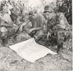 Colour Sergeant Forder with members of the Belize