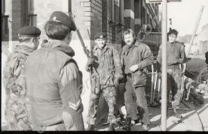 The Glosters in Belfast, Northern Ireland 1972. (L