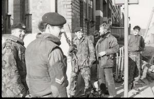 The Glosters in Belfast, Northern Ireland 1972. (L