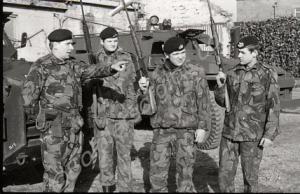 The Glosters in Belfast, Northern Ireland 1972. Ma