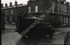 The Glosters in Belfast, Northern Ireland 1972. (L