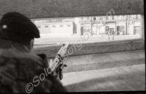 The Glosters in Belfast, Northern Ireland 1972. (L
