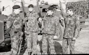 The Glosters in Belfast, Northern Ireland 1972. (L