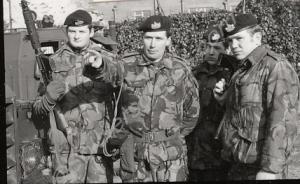 The Glosters in Belfast, Northern Ireland 1972. (L