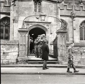 Funeral of Lance-Corporal Ian Bramley. Gloucesters
