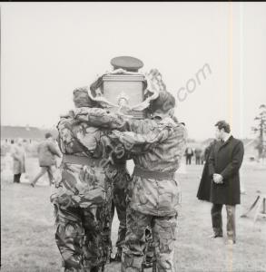 Funeral of Lance-Corporal Ian Bramley. Gloucesters