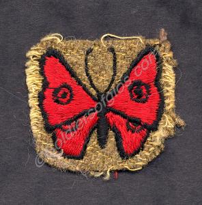 Butterfly badge of honour. Instituted in 19th Divi