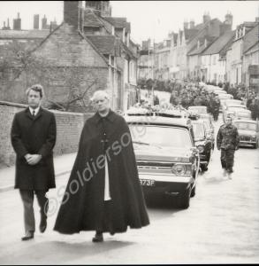 Funeral of Lance-Corporal Ian Bramley. Gloucesters